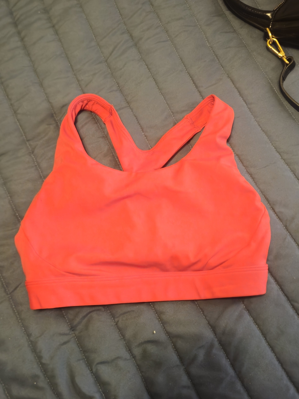 Athleta Coral Racerback Sports Bra